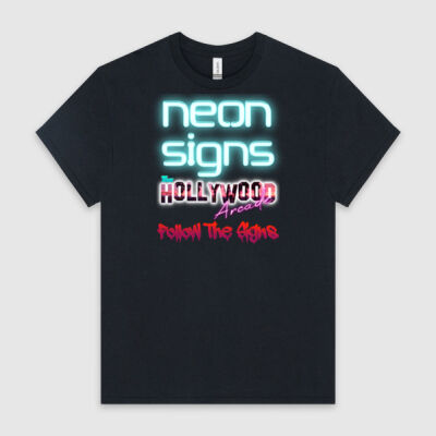 Neon Signs Single Launch Unisex Tee Thumbnail