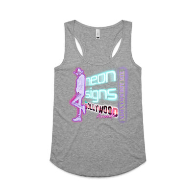 Neon Cowboy Mix Racer Singlet Thumbnail