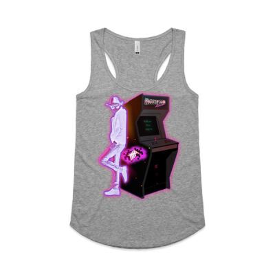 Neon Cowboy Mix Alt Racer Singlet Thumbnail